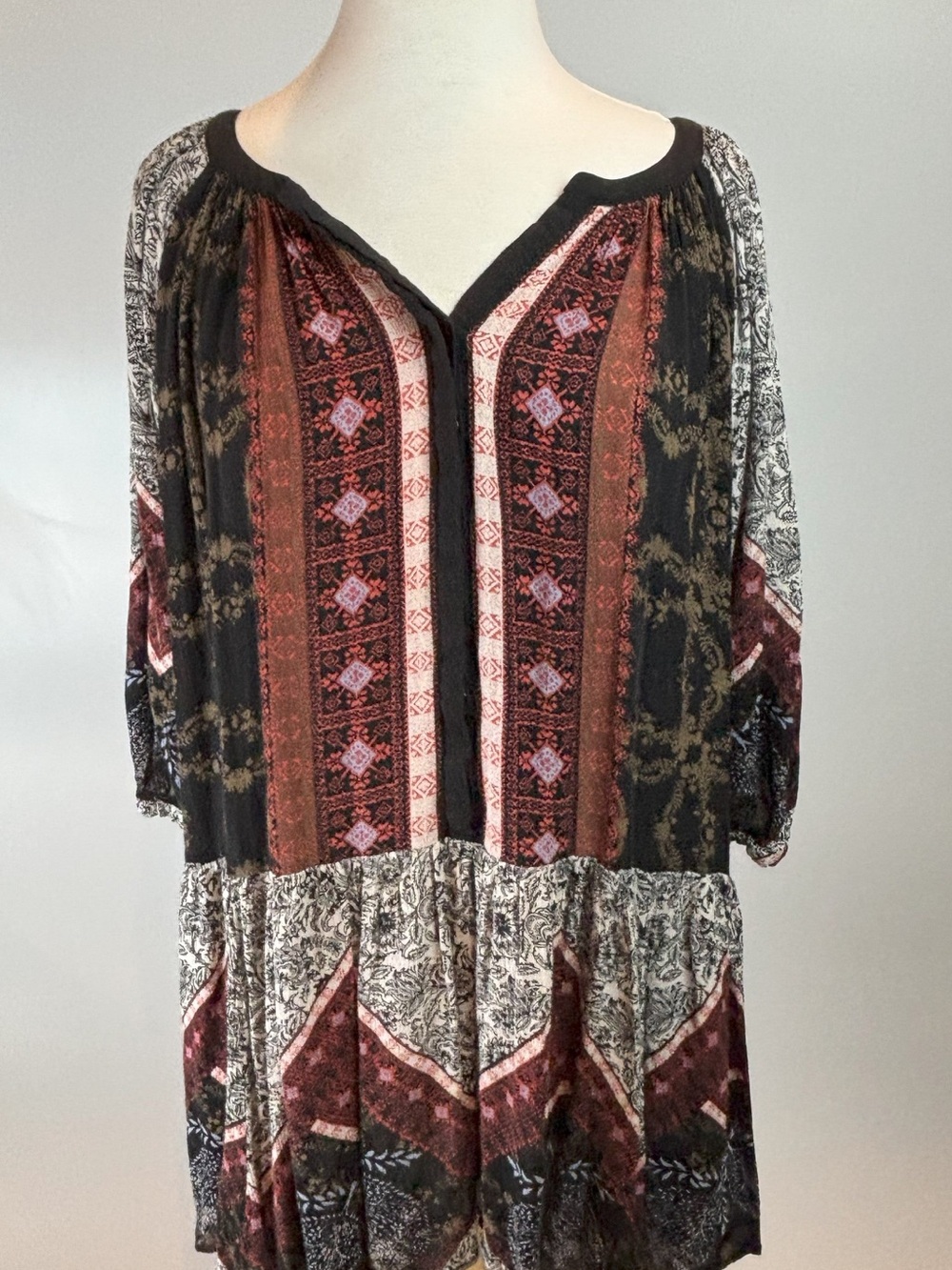 Free People Floaty Boho Tunic – Size Medium